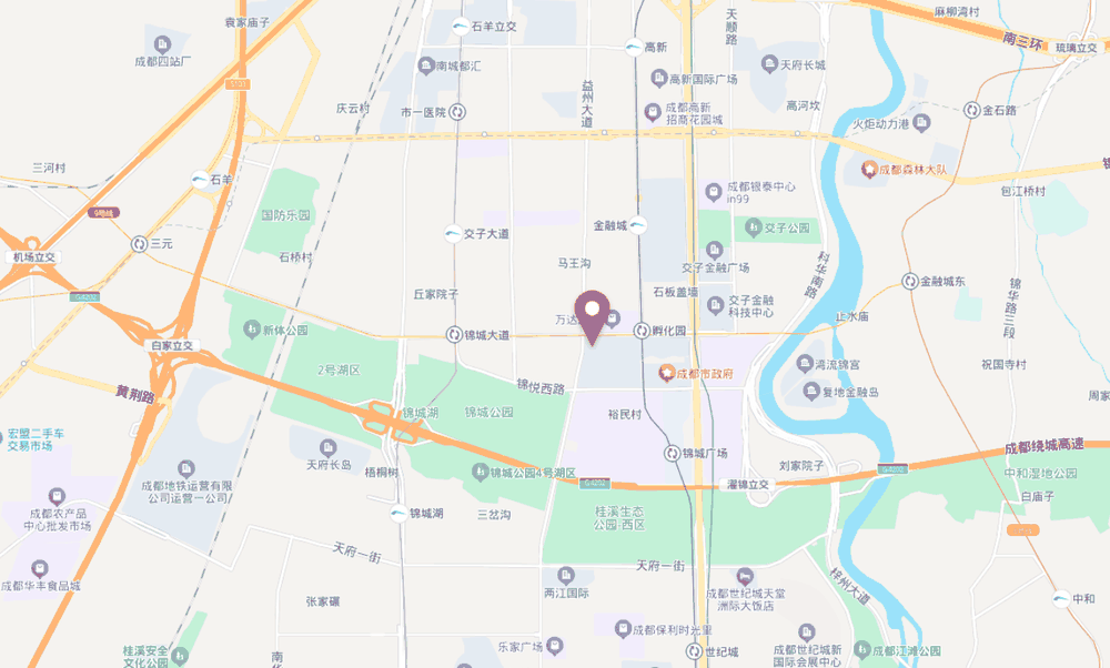 成都德商国际位置地图